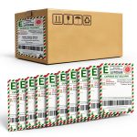 24 Pcs Christmas Elf Mail Labels 8.5" X 5.5" Stickers Tags for Kids Xmas Gift Box and Bags, Santa Workshop Shipping Label Stickers from North Pole-0